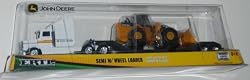 John Deere Hauler Semi with Wheel Loader, 1/64 Scale (1 Unit)