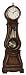 Ridgeway Royale Cherry Sasha Floor Grandfather Clock - 2551