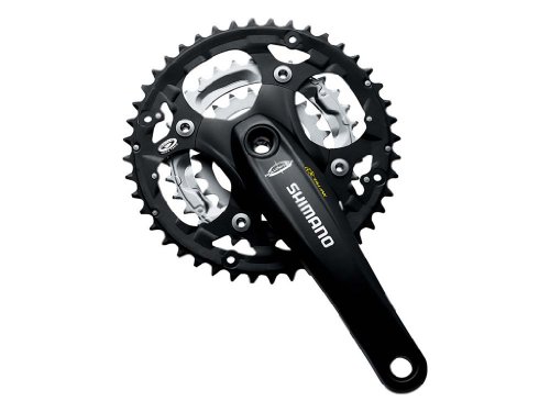 Shimano Kurbelgarnitur 44/32/22-175 schwarz o. Kettenschutzring