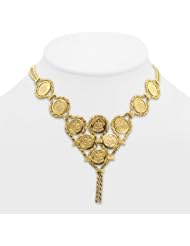 14k Yellow Gold 2 Pesos Coin Necklace