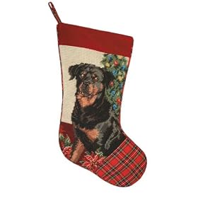 Rottweiler Christmas Stocking
