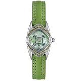 Activa Women's Lime Green Crystal Accented Leatherette Watch #SL169-003