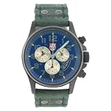 Luminox Men's 1843 Stainless-Steel Plated Analog Stainless-Steel Bezel Watch