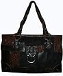 Etienne Aigner Geometric Patchwork Tote Brown Multi