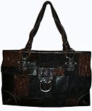 Etienne Aigner Geometric Patchwork Tote Brown Multi Review