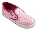 Converse Kids Glitz ALL STAR Chuck Taylor Slip On Shoes Pink Silver