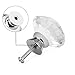 Fu Store Diamond Shape Crystal Glass Knob, 30mm (10 Pieces)