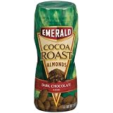 Emerald Cocoa Roast Almonds, 11oz Canister (Pack of 4)