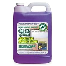 Simple Green 18202 Concrete and Driveway Cleaner, 1 Gallon Bottle