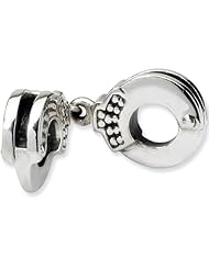 Reflection Beads Silver Handcuffs Career Bead