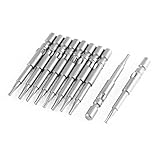 uxcell トルクスドライバー S2工具鋼材質 セキュリティヒント ヘキサゴンヒント 4mmx40mm