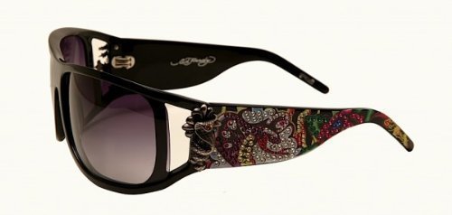Ed Hardy Snake & Roses Sunglasses