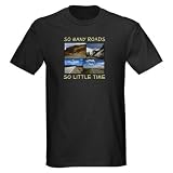 RV Retirement - Golden Years, Black T-Shirt Funny Dark T-Shirt by CafePress