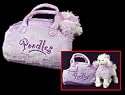 (Silver Moon) Poodle in a Bag (Purple)