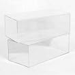 BallQube NASCAR Die Cast Race Car Holder - 1:24 Scale - (2 Pack) - Die Cast NASCAR Racing - Sports Memoriablia Display Case - Sportscards Collecting Supplies