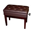 Cameron & Sons CS-12 MAHP Deluxe Adjustable Piano Bench (Polished Mahogany)