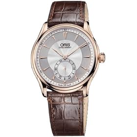 Click here to buy Oris Artelier 18k Rose Gold Mens Watch 396-7580-6051LS by Oris.