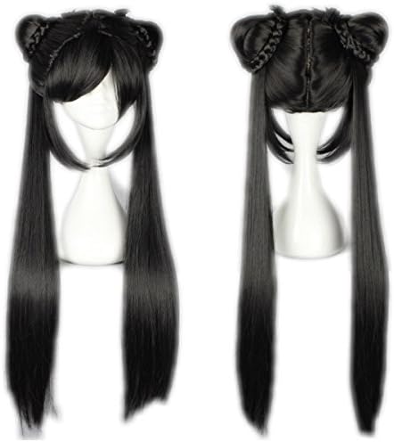 Sswing Costumes High-temperature Resistntant Fiber pigtails Wig(Multicolored,28-40inch,1 of set)