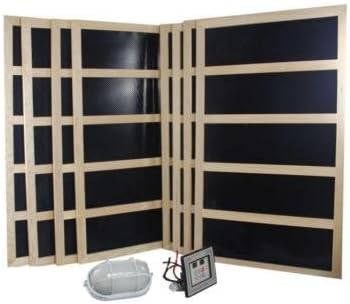 Complete Infrared sauna heater package - 2400 Watts