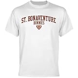 NCAA St. Bonaventure Bonnies Team Arch T-Shirt - White