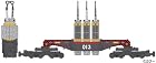 Bトレインショーティー エヴァンゲリヲン新劇場版:序 シキ880 (B2梁) 形大物車 (屋外型275kV超高圧通常変圧器搭載)
