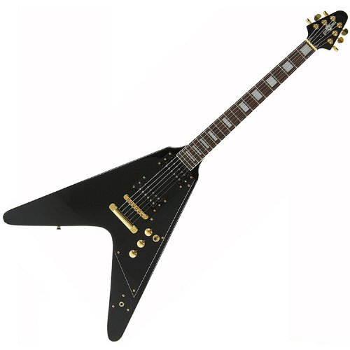 Metal-V Electric Guitar by G4M Black