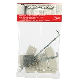 Curtain Rod Projection Kit, White