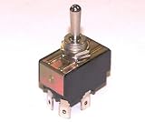 30 Amp Toggle Switch 3 Position Reverse Polarity DC Motor Control- Maintained