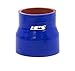 HPS Silicone Hoses HTSR-150-162-BLUE Silicone High Temperature 4-ply Reinforced Reducer Coupler Hose, 100 PSI Maximum Pressure, 3