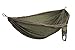 ENO - Eagles Nest Outfitters Double Deluxe Hammock, Portable Hammock for Two, Khaki/Olive