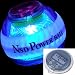 NSD PowerBall PRO Gyro - Glowing Inferno Blue with Digital RPM Speed Meter