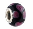 Pandora Style Charm Bead (Z231) Murano Style Lampwork Glass (14mm x 10mm) (fits Troll too)