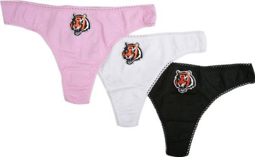 Cincinnati Bengals Women's 3-Pack Thong Pack