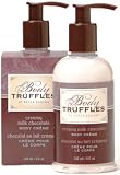 Upper Canada Soap And Candle Body Truffles Body Creme ,  Creamy  Milk Chocolate, 8-Ounce Bottle (Pack of 2)