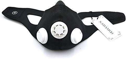 High Altitude Simulation Mask Unisex Waterproof Fitness Mask, Workout Mask, Running Mask, Running Breathing Mask, Resistance Mask, Cardio Mask, Oxygen Mask,Endurance Mask For Fitness, Black (S)