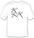 T-shirt with insect, dragonfly, purple, wings, flying