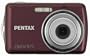Pentax Optio E70 10MP Digital Camera with 3x Optical Zoom and 2.4 inch LCD (Wine Red)
