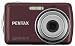 Pentax Optio E70 10MP Digital Camera with 3x Optical Zoom and 2.4 inch LCD (Wine Red)