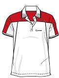 Lotto Poloshirt Open mesh, Herren, white/flame