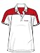 Lotto Poloshirt Open Mesh jr, Unisex - kinder, white/flame