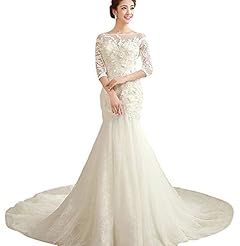 Spring Summer Fall Winter Mermaid Belted Lace Prom Dress 