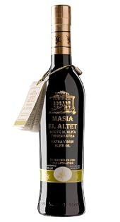 Masia el Altet High Quality- Award Winning Cold Pressed EVOO Extra Virgin Olive Oil, 2011-2012Harvest, 17-Ounce Black Glass Bottle