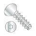 #2 x 5/16" Plastite Style Thread Forming Screws/Six-Lobe (Torx)/Flat Head/Steel/Zinc (Carton: 10,000 pcs)