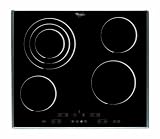 Whirlpool - AKT 864 IX - Table de Cuisson Vitroc&eacute;ramique - 58 cm - Inox
