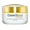 CoverBlend by Exuviance Concealing Treatment Makeup SPF 20, Bisque .5 oz