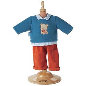 Corolle Classic Baby Doll 17-inch Fashion Corduroy Pants Set by Corolle