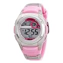 Armitron Women's Chronograph Digital Display Pink Resin Sport Watch #456990PNK