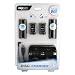 WII KIT DOUBLE CHARGEUR 2 WII REMOTE + 2 BATTERIES NOIR