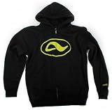 Adio Oval Icon Men's Hooded Zip Sweatshirt - Black