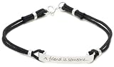Sterling Silver "A Friend Is Someone" Bracelet, 7.5"